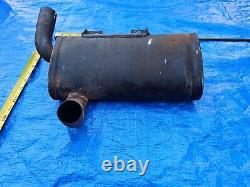 EUC Deere 430 Yanmar 3TNA72UJ muffler, jd pn AM100565 & AM108237