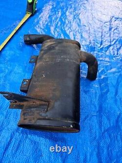 EUC Deere 430 Yanmar 3TNA72UJ muffler, jd pn AM100565 & AM108237