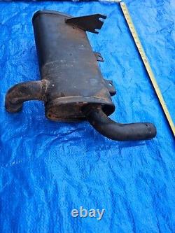 EUC Deere 430 Yanmar 3TNA72UJ muffler, jd pn AM100565 & AM108237