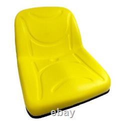E-AM144590 Yellow Highback Seat for John Deere LT150, LT160, LT170, LT180, +++