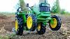 Eicher Tractor Upset Down And John Deere With Double E Tractor Rescue Kids Tractor Video