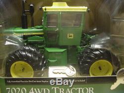Ertl 1/16 John Deere 7020 4wd Precision Key Series #7 Tractor