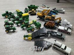 Ertl 1/64 Trucks/Trailers/Equipment/John Deere combine and tractors/wagons