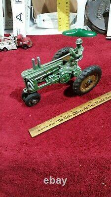 Ertl Arcade John Deere tractor toy OPEN FLYWHEEL farm implement 1/16