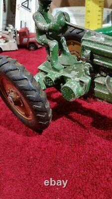 Ertl Arcade John Deere tractor toy OPEN FLYWHEEL farm implement 1/16