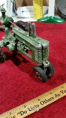 Ertl Arcade John Deere tractor toy OPEN FLYWHEEL farm implement 1/16