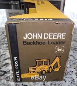 Ertl John Deere Backhoe Loader Tractor 1/16 Diecast Toy 589-7541