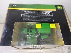 Ertl Tomy 1/16 Precision Elite Series #1 John Deere 4450 Tractor with FWA & Sound