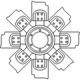Fan Ar94950 Fits John Deere 4050 4055 4250 4255 4450 4455