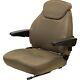 Fits John Deere Tractor Seat Assembly Fits Various Models Brown Cloth