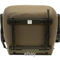 Fits John Deere Tractor Seat Assembly Fits Various Models Brown Cloth