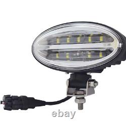For John Deere Tractor 5R, 6R, 7R, 8000, 8R, 9R LED Cab Work Light Flood 10PCS
