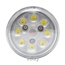 For John Deere Tractors 4055, 4255, 4455 8X Round LED Fender Work Light RE336111
