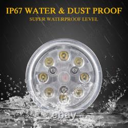 For John Deere Tractors 4055, 4255, 4455 8X Round LED Fender Work Light RE336111
