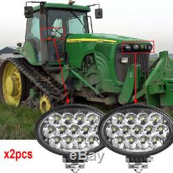 For John Deere Tractors Combines Cotton Pickers Sprayers Oval 65W Work lights x2