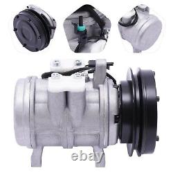 For John Deere Tractors RE10972 RE12513 RE12514 RE57936 A/C Compressor withClutch
