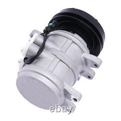 For John Deere Tractors RE10972 RE12513 RE12514 RE57936 A/C Compressor withClutch