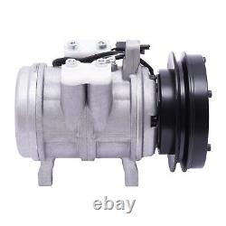 For John Deere Tractors RE10972 RE12513 RE12514 RE57936 A/C Compressor withClutch