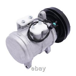 For John Deere Tractors RE10972 RE12513 RE12514 RE57936 A/C Compressor withClutch