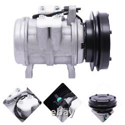 For John Deere Tractors RE10972 RE12513 RE12514 RE57936 A/C Compressor withClutch