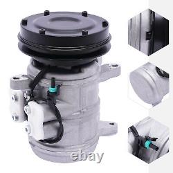 For John Deere Tractors RE10972 RE12513 RE12514 RE57936 A/C Compressor withClutch