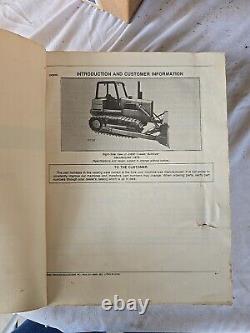 Genuine 1978-85 John Deere 850 Jd850 Crawler Bulldozer Tractor Parts Manual Nice