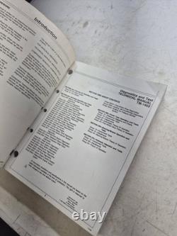 Genuine John Deere 9400 9500 9600 Combines Diagnosis & Tests Tech Manual Service