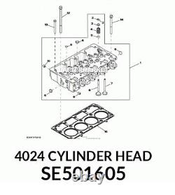 Genuine John Deere SE501605 Cylinder Head 5101 For 04-09 2.4L John Deere (R31)