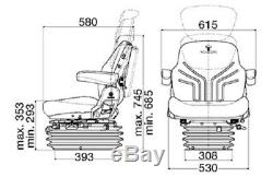 Grammer Air Suspension Seat Fits New Holland John Deere Case Ih Massey Ferguson