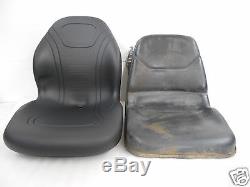 High Back Black Seat For John Deere Jd 655, 755, 855 & 955 Compact Tractor #fb