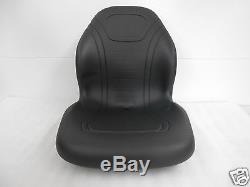 High Back Black Seat For John Deere Jd 655, 755, 855 & 955 Compact Tractor #fb