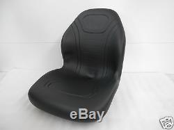 High Back Black Seat For John Deere Jd 655, 755, 855 & 955 Compact Tractor #fb