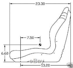 High Back Black Seat For John Deere Jd 655, 755, 855 & 955 Compact Tractor #fb