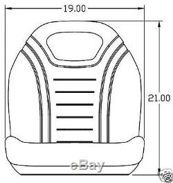 High Back Black Seat For John Deere Jd 655, 755, 855 & 955 Compact Tractor #fb