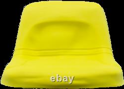 High Back John Deere Lawn Mower Garden Tractor Seat Yellow