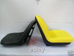 High Back Yellow Seat Fits 650,750,850,950, & 1050 John Deere Compact Tractor #ek