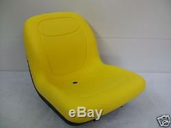 High Back Yellow Seat Fits 650,750,850,950, & 1050 John Deere Compact Tractor #ek