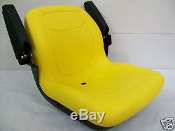 High Back Yellow Seat Fits 650,750,850,950, & 1050 John Deere Compact Tractor #jp