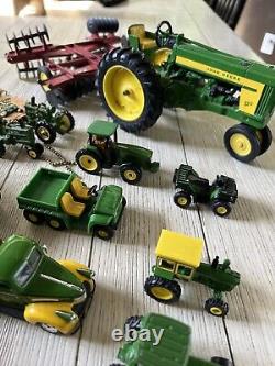 Huge Lot of 27 John Deere Collectibles Die Cast Tractors Banks Ornaments Gator