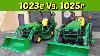 Is It Worth The Money John Deere 1023e Versus 1025r Tractor