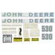 Jd Vinyl Die Cut Decal Set Fits John Deere Late 530 Tractor