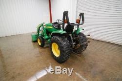 JOHN DEERE 3203 TRACTOR LOADER HST, OPEN ROPS, 32HP, 4x4, CLEAN, ONLY 626 HOURS