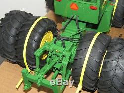 JOHN DEERE 7520 Precision Engineering 4WD Toy Tractor 1/16 CUSTOM HEAVY Fat Tire