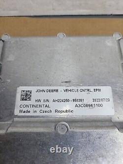 JOHN DEERE ECU Electronic Control Unit AH224250 Genuine, OEM