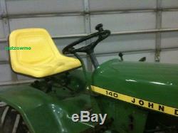 John Deere 110, 112, 120, 140 lawn garden tractor seat