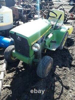 John Deere 110 Riding Lawn Tractor with Tiller