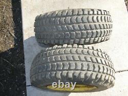 John Deere 110 Round Fende Rear Rims & Tires 23X8.5-12 Tire Size