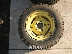 John Deere 110 Round Fende Rear Rims & Tires 23X8.5-12 Tire Size