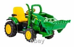 John Deere 12v Battery Powered Ride On Tractor With Front Loader Gift Christmas