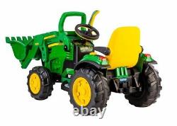 John Deere 12v Battery Powered Ride On Tractor With Front Loader Gift Christmas